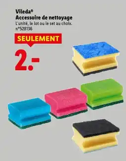 Lidl Vileda accessoire de nettoyage offre