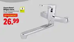 Lidl Livarno home mitigeur mural offre
