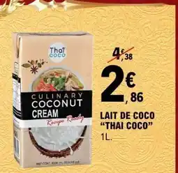 E.Leclerc Lait de coco 'Thai Coco' offre