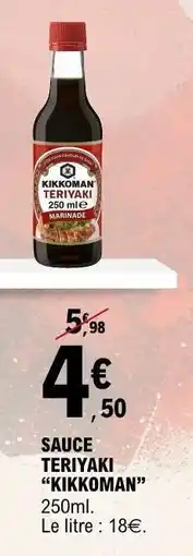 E.Leclerc SAUCE TERIYAKI “KIKKOMAN” offre