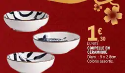 E.Leclerc COUPELLE EN CÉRAMIQUE offre