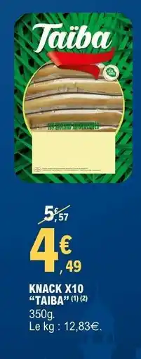 E.Leclerc KNACK X10 TAIBA offre