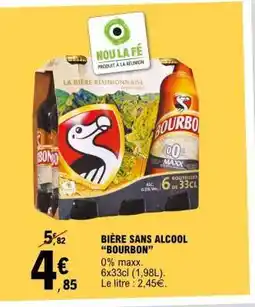 E.Leclerc BIÈRE SANS ALCOOL 'BOURBON' offre