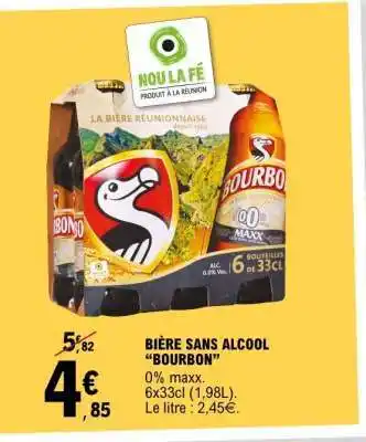 E.Leclerc BIÈRE SANS ALCOOL 'BOURBON' offre