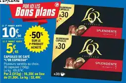 E.Leclerc Capsules de café L'OR Espresso offre