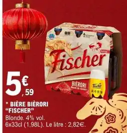 E.Leclerc BIÈRE BIÈRORI “FISCHER” offre