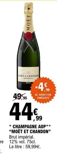 E.Leclerc Champagne AOP Moët et Chandon offre