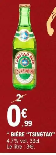 E.Leclerc Bière Tsingtao offre