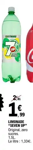 E.Leclerc LIMONADE “SEVEN UP” offre