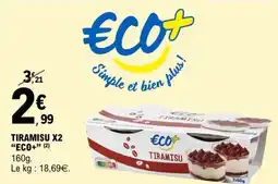 E.Leclerc TIRAMISU X2 “ECO+” offre