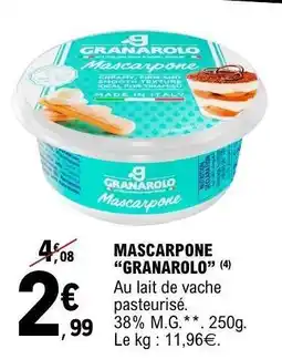 E.Leclerc Mascarpone Granarolo offre
