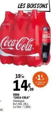 E.Leclerc SODA 'COCA-COLA' offre