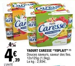 E.Leclerc Yaourt Caresse 'Yoplait' offre
