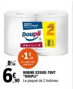 E.Leclerc BOBINE ESSUIE-TOUT DOUPLI offre