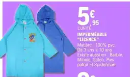 E.Leclerc IMPERMÉABLE LICENCE offre