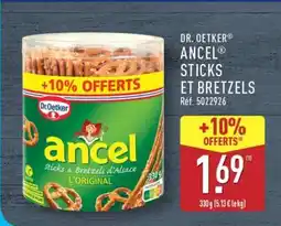 ALDI Dr. Oetker Ancel Sticks et Bretzels offre