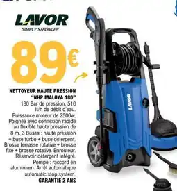 E.Leclerc NETTOYEUR HAUTE PRESSION “NHP MALOYA 180” offre