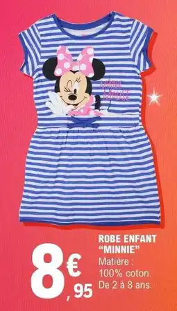 E.Leclerc ROBE ENFANT “MINNIE” offre