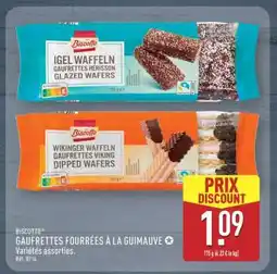 ALDI Biscotto Gaufrettes Fourrées à la Guimauve offre