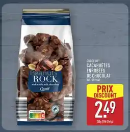 ALDI CHOCEUR Cacahuètes enrobées de chocolat offre