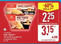 ALDI LE CAVALIER MINI FONDUE offre