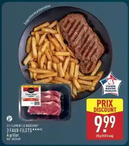 ALDI 3 FAUX-FILETS offre