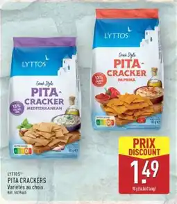 ALDI LYTTOS PITA CRACKERS offre