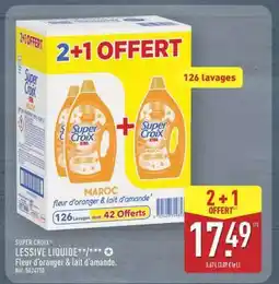 ALDI Super Croix Lessive Liquide offre