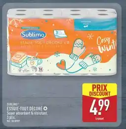 ALDI SUBLIMO ESSUIE-TOUT DÉCORÉ offre
