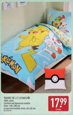 ALDI PARURE DE LIT LICENCE offre