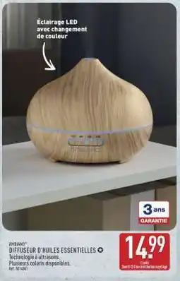 ALDI AMBIANO DIFFUSEUR D'HUILES ESSENTIELLES offre