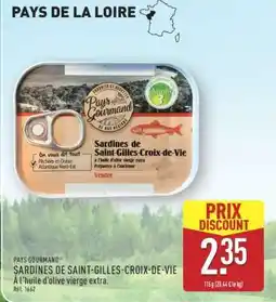 ALDI Sardines de Saint-Gilles-Croix-de-Vie offre