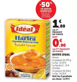 Super U Idéal soup offre