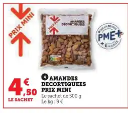 Super U Amandes décortiquées offre