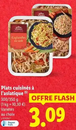 Lidl Vitasia plats cuisinés à l’asiatique offre