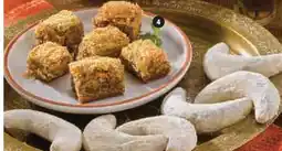 Super U Les délices de djamila mini cornes de gazelle ou mini baklawa amandes offre