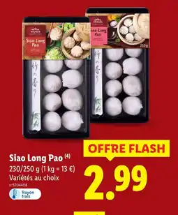 Lidl Vitasia siao long pao offre