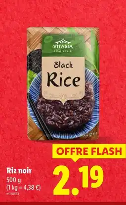 Lidl Vitasia riz noir offre