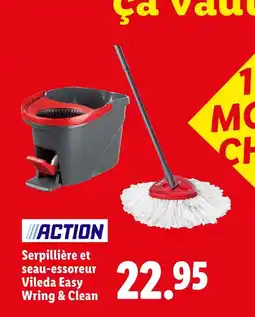 Lidl Vileda serpillière et seau-essoreur easy wring & clean offre
