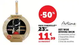 U Express Set wok ryouri 30cm offre