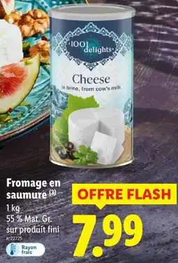 Lidl 1001 delights fromage en saumure offre