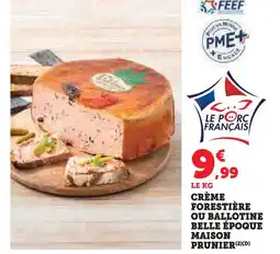 U Express Maison prunier crème forestière offre