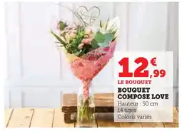U Express Bouquet composé love offre