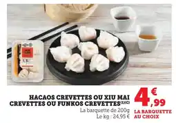 U Express Hacaos crevettes offre