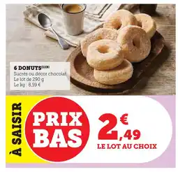 U Express 6 donuts offre