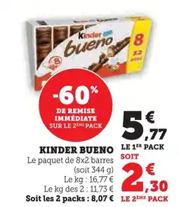 U Express Kinder bueno offre