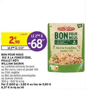 Intermarché Hyper Bon pour nous riz à la forestière offre