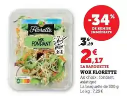 Hyper U Florette - wok offre