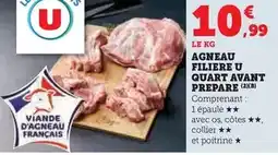 Hyper U Agneau filière quart avant prepare offre