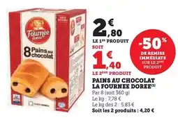 Hyper U La fournée dorée - pains au chocolat offre